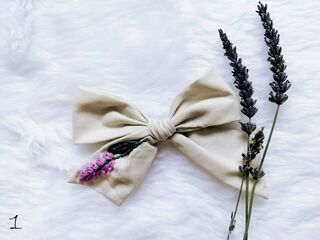 Hand Embroidery Bow- Ready To Ship